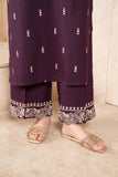 Purple Iris Embroidery 2pc