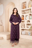 Purple Iris Embroidery 2pc