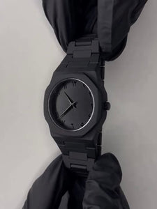 Full Black Aura Quartz Watch – Lightweight Design, , Premium Quality & Finish – Best Quality Analog Watch For Boys – Watch For Men | Full Black Color Watch