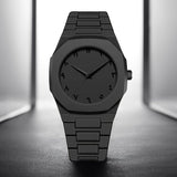 Full Black Aura Quartz Watch – Lightweight Design, , Premium Quality & Finish – Best Quality Analog Watch For Boys – Watch For Men | Full Black Color Watch