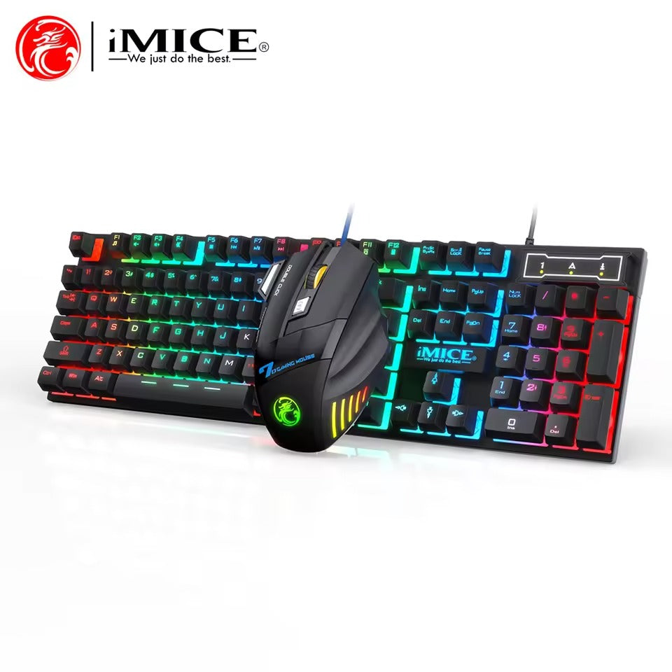 104 key Backlit Mechanical Keyboard Wired Gaming Keyboard waterproof Luminous keyboard And Mouse Set for Gamer PC Laptop Office
