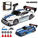 1:24 High Speed RC Drift Vehicle Cars Mustang 4WD Remote Control Racing Car Gift Competition Race Car Boys Toy Replaceable Tire