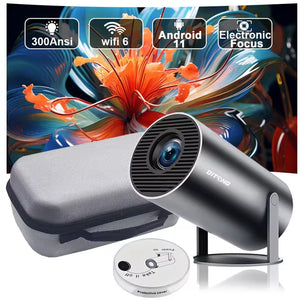 DITONG HY300 Plus HD Projector portatil 4K 1280x720P Android LED Video Home Theater Cinema Phone mini Proyector Movie HY300 pro