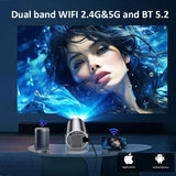 DITONG HY300 Plus HD Projector portatil 4K 1280x720P Android LED Video Home Theater Cinema Phone mini Proyector Movie HY300 pro