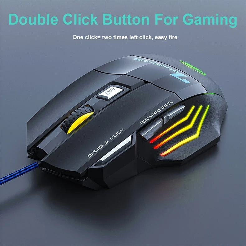 104 key Backlit Mechanical Keyboard Wired Gaming Keyboard waterproof Luminous keyboard And Mouse Set for Gamer PC Laptop Office
