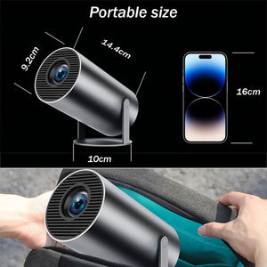 DITONG HY300 Plus HD Projector portatil 4K 1280x720P Android LED Video Home Theater Cinema Phone mini Proyector Movie HY300 pro