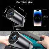 DITONG HY300 Plus HD Projector portatil 4K 1280x720P Android LED Video Home Theater Cinema Phone mini Proyector Movie HY300 pro