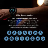 LAXASFIT 2025 New Smart Watch Women Men Ladies Gift Sports Fitness Watch Heart Rate Monitor Smart Watch For Android IOS